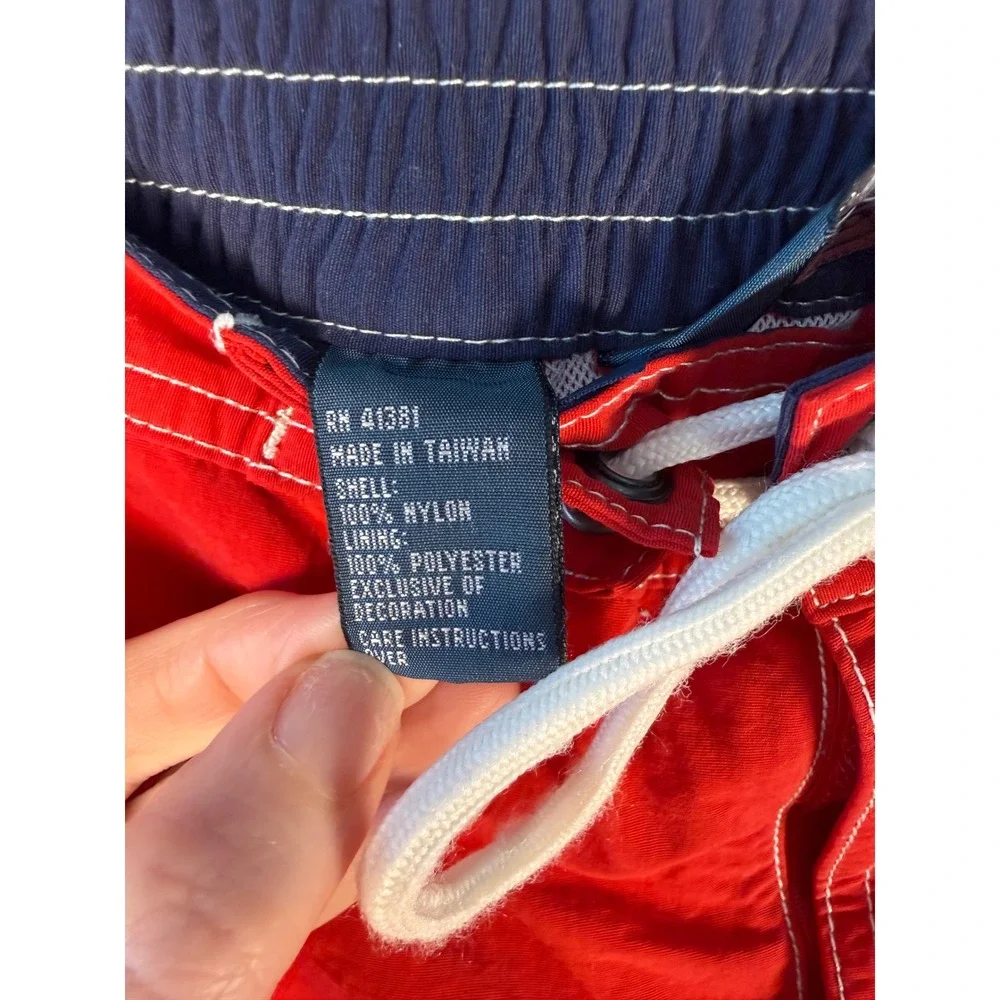 Polo Ralph Lauren Red Swim Trunks Mesh Lined Pony Logo XL Beach Surf